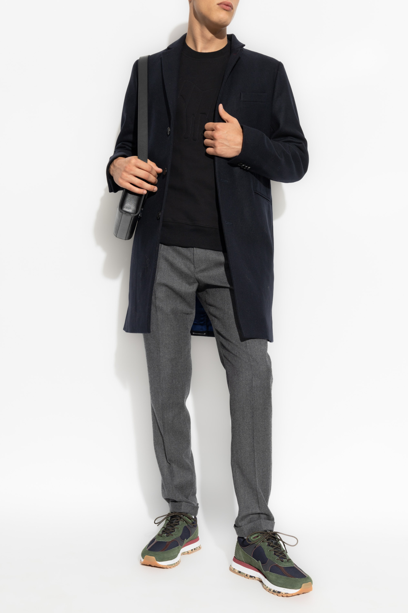 Ps By Paul Smith Long-sleeved Sweater In Black
