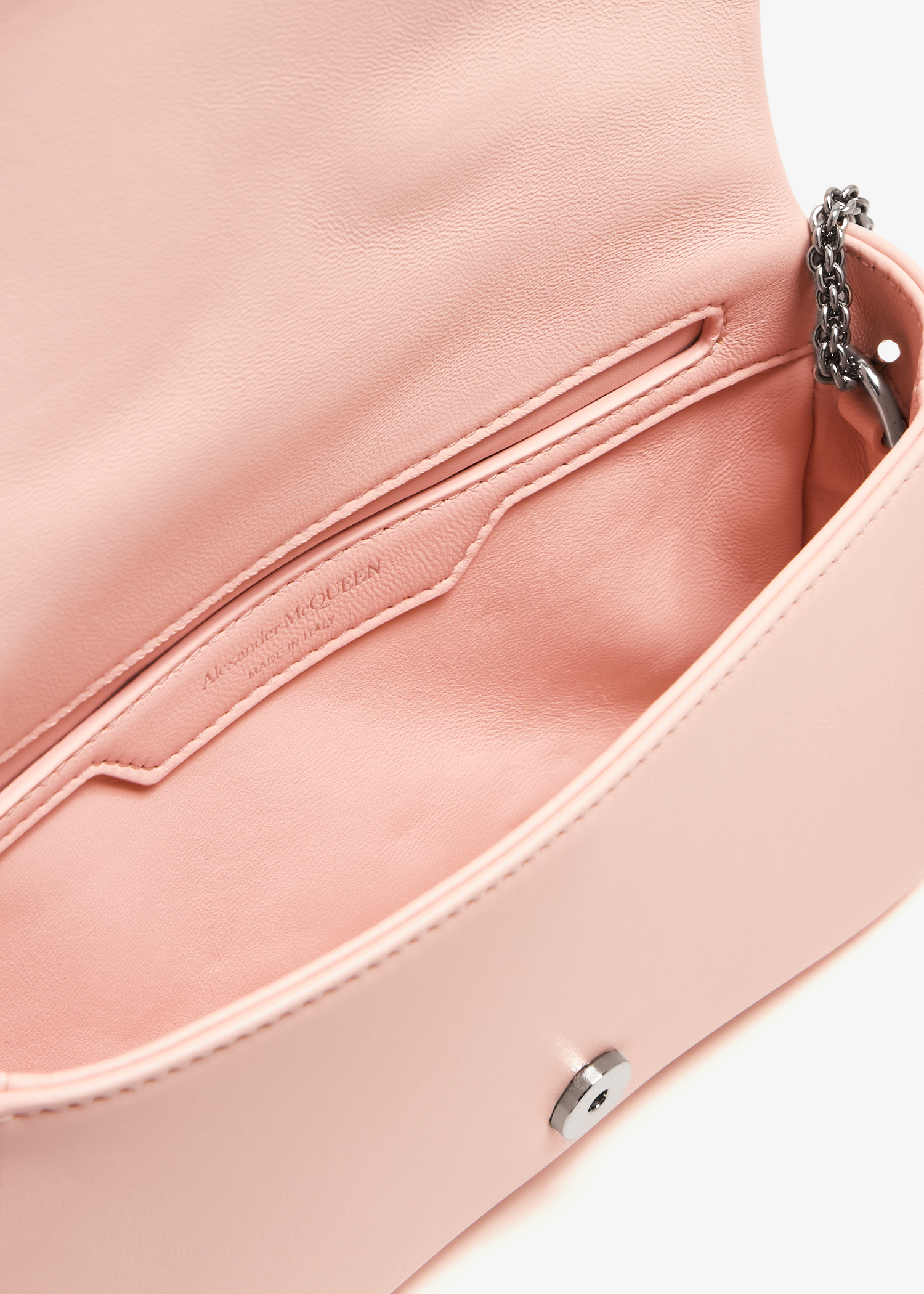Alexander Mcqueen Mini The Seal Cross Body Bag In Pink
