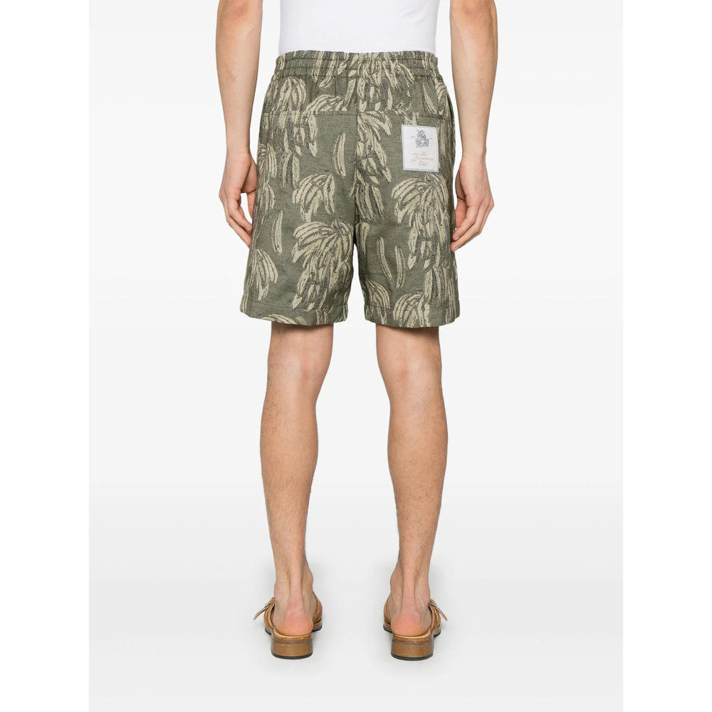 Jacquemus Le Aloe Shorts In Gray