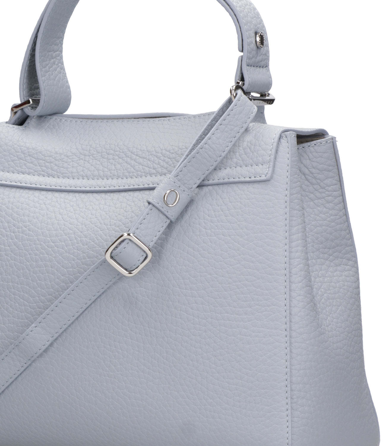 Orciani Flap Shoulder Bag In Gray