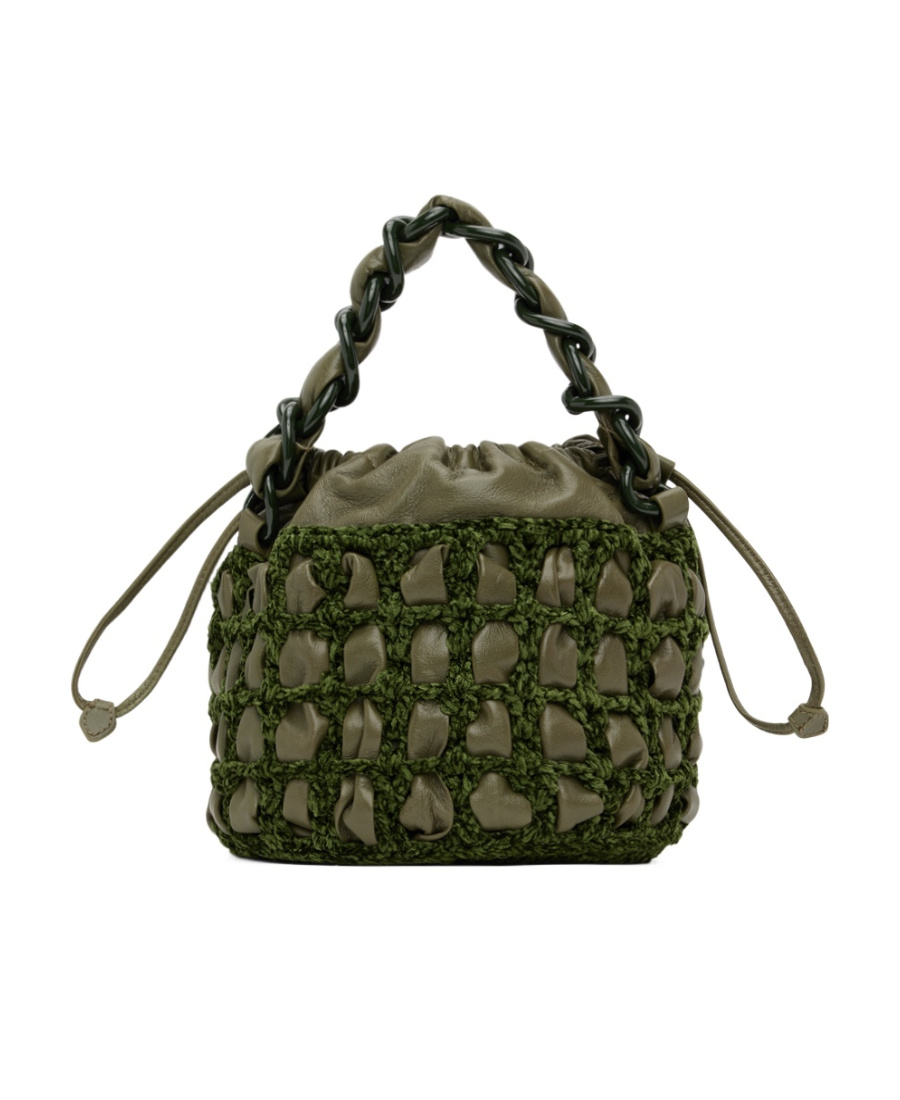 By Far Logo Handbag In Black