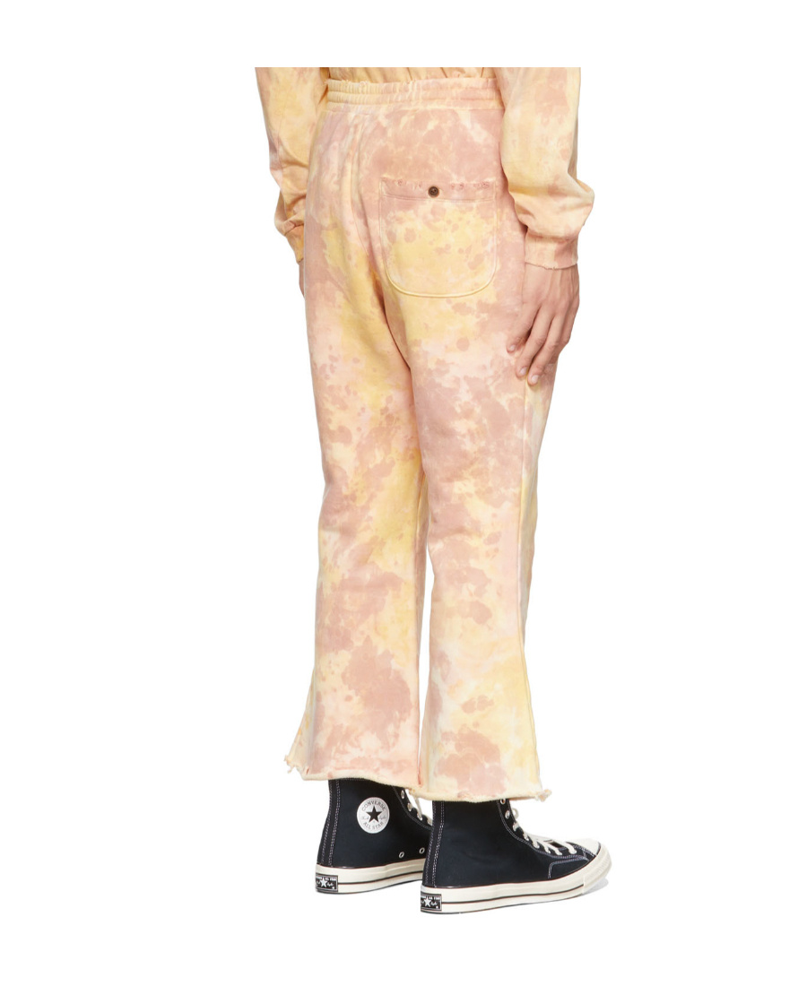 Doublet Yellow Waste Vegetable-dyed Lounge Pants In Nude