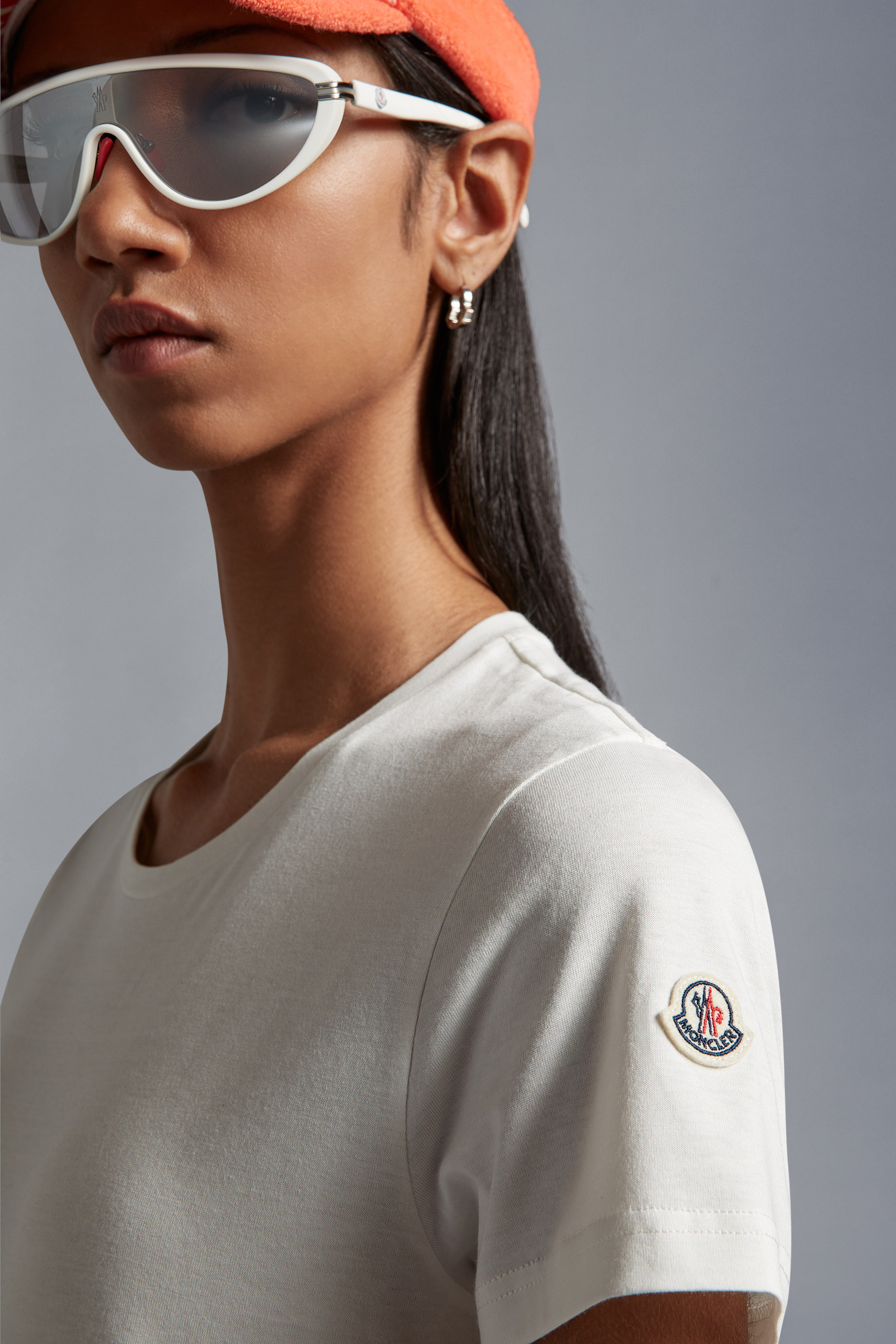 Moncler Tshirt Man In White