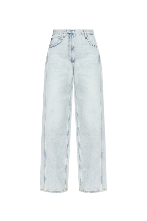 Iro Jeans With Belt Loops In White