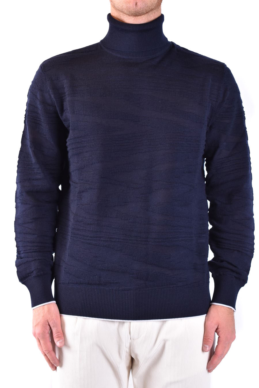 Missoni Long-sleeved High-neck Sweater In Black