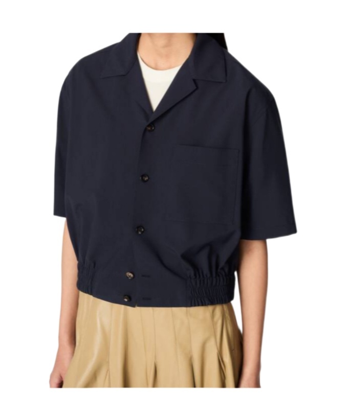 Bottega Veneta Elastic Waist Shorts In Black