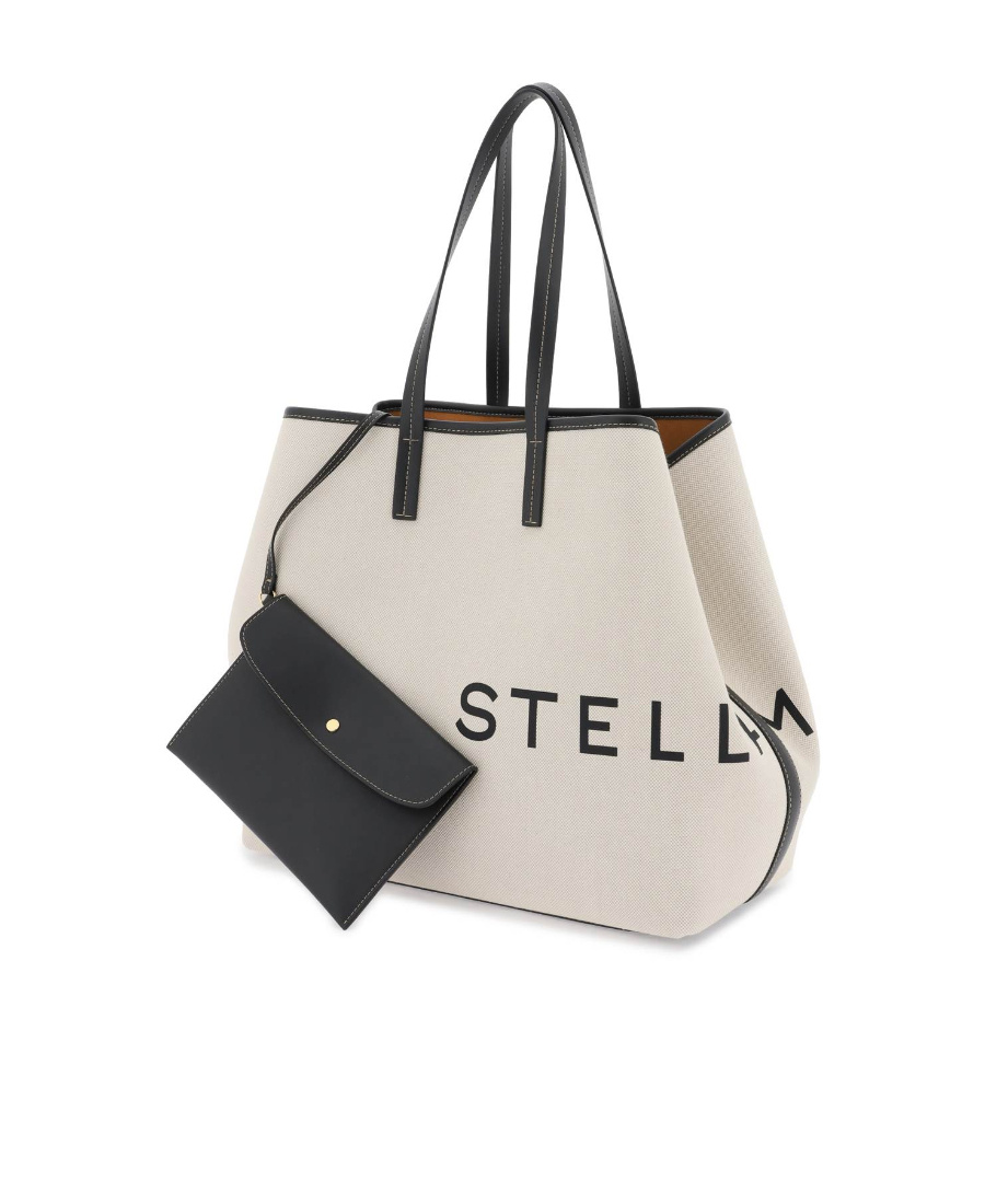 Stella Mccartney Logo-printed Tote Bag In White