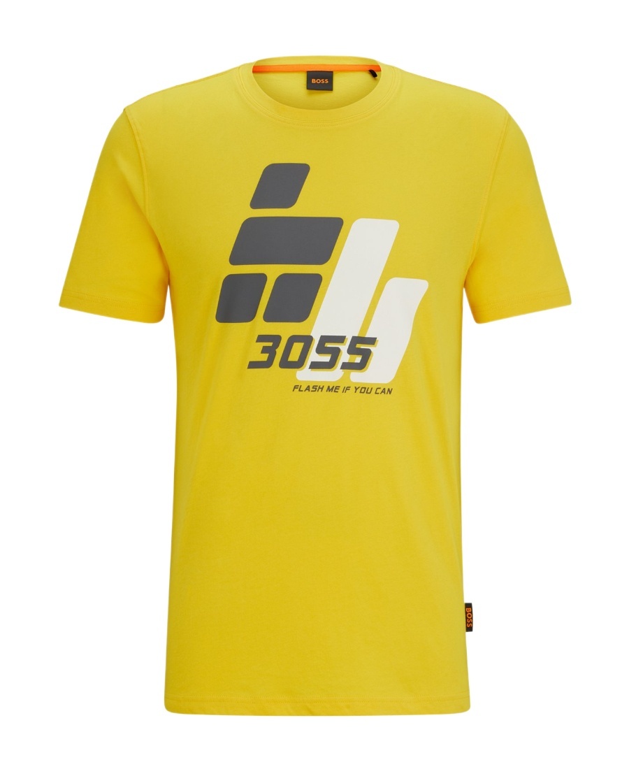 HUGO BOSS GRAPHIC-PRINT COTTON T-SHIRT