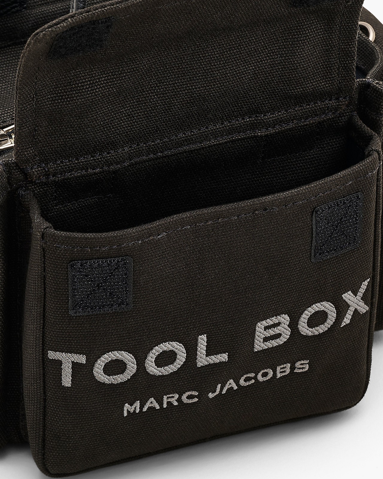Marc Jacobs Compact Crossbody Tote With Bold Logo In Black