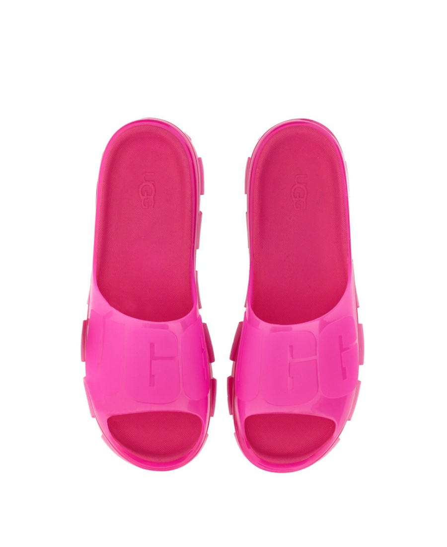 UGG UGG JELLA CLEAR PLATFORM SLIP-ON SLIDES