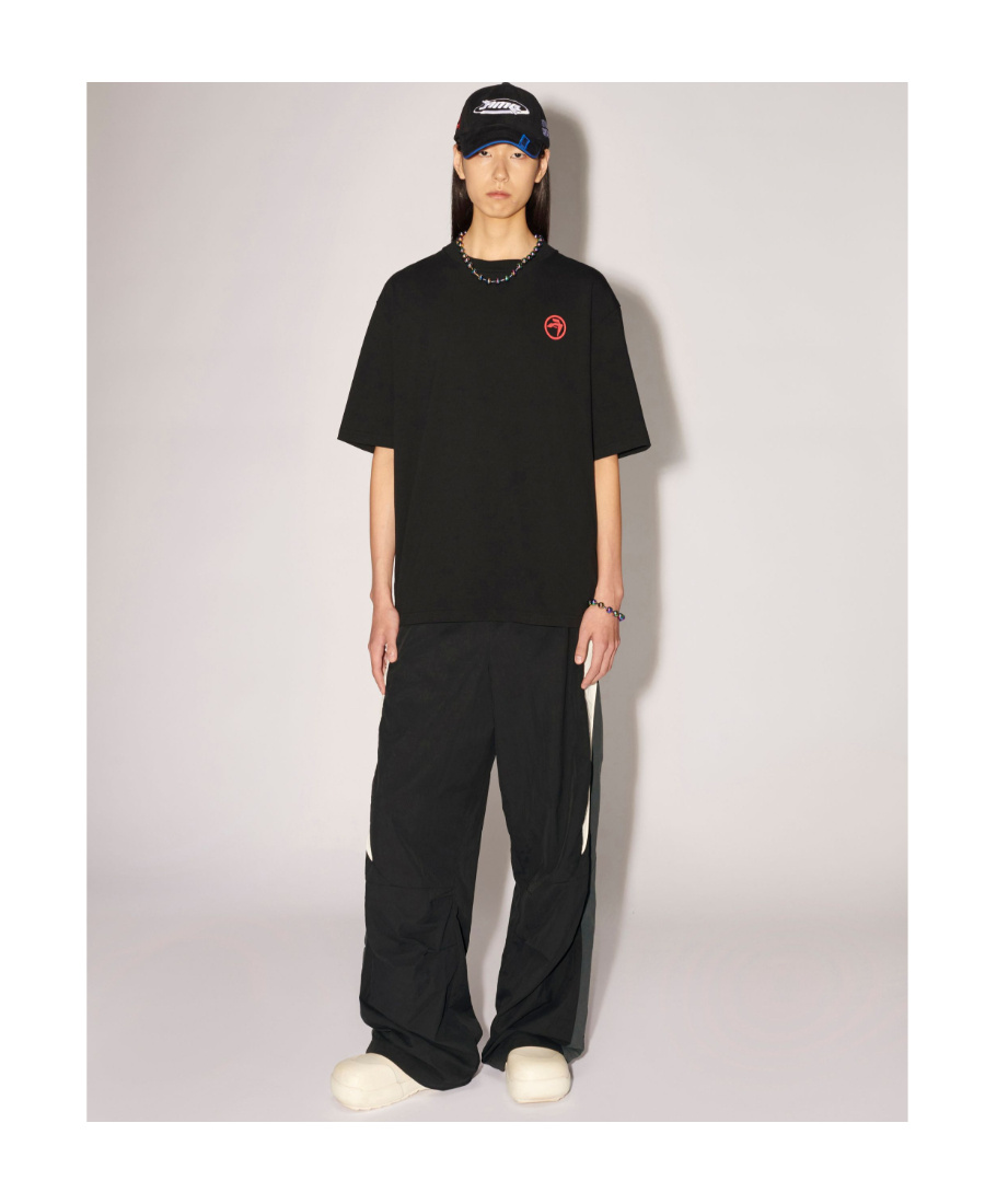 Ambush Records-print Cotton T-shirt In Black