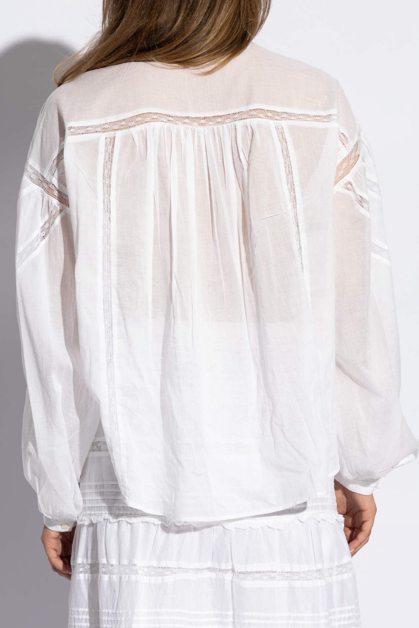 Shop Isabel Marant Étoile Gelma Blouse In White