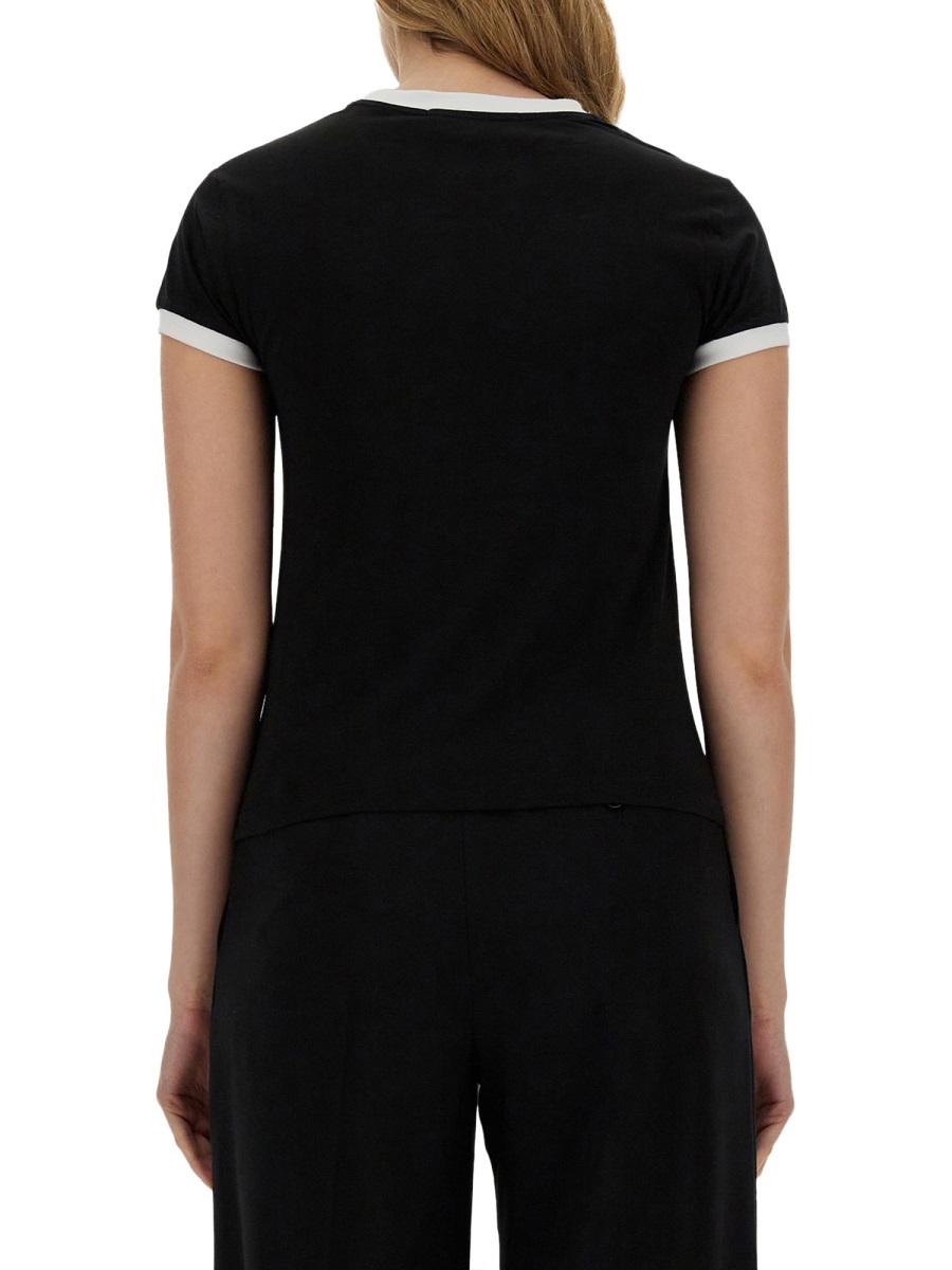 Msgm Logo-print T-shirt In Black