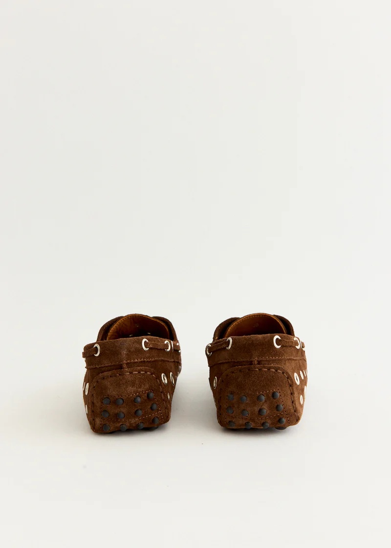 Gimaguas Car Shoes Eyelets In Brown