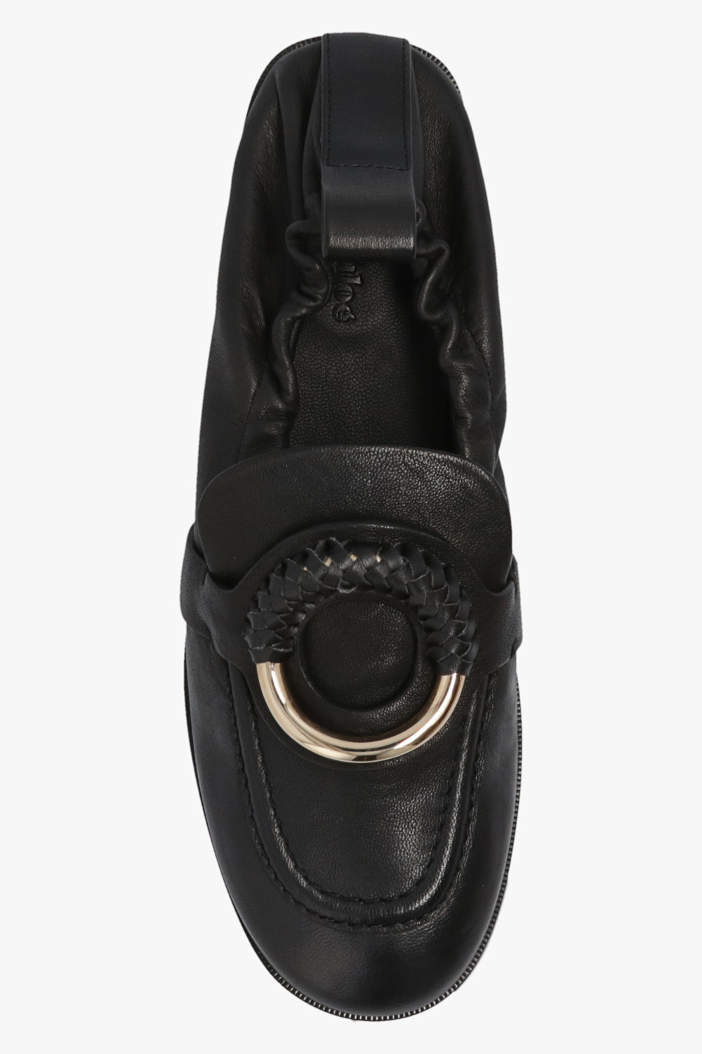 See By Chloé Ring Flat Shoes In Black