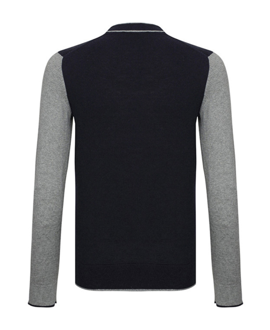 Armani Jeans Logo Pullover In Black