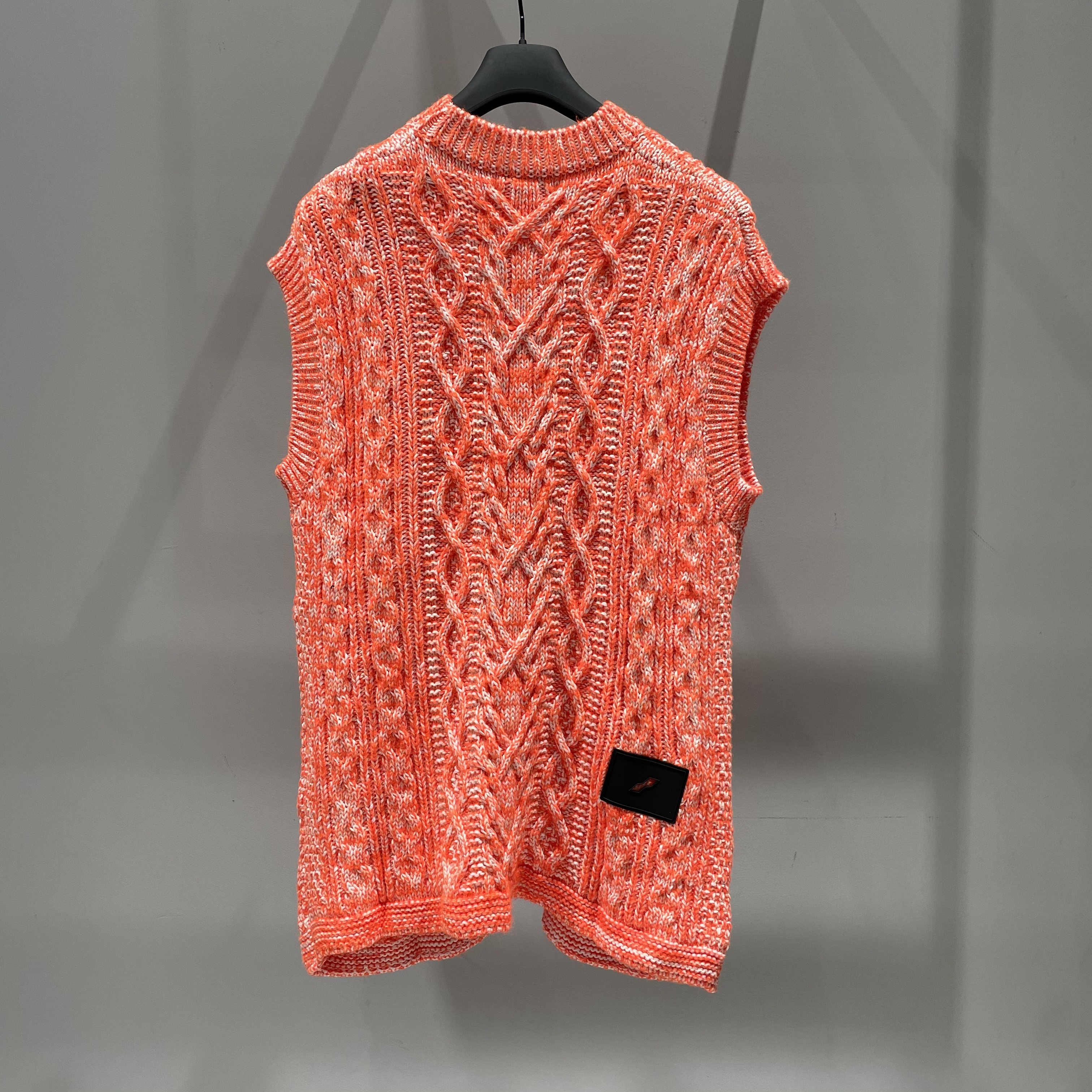 We11 Done Sleeveless Knitted Vest In Pink
