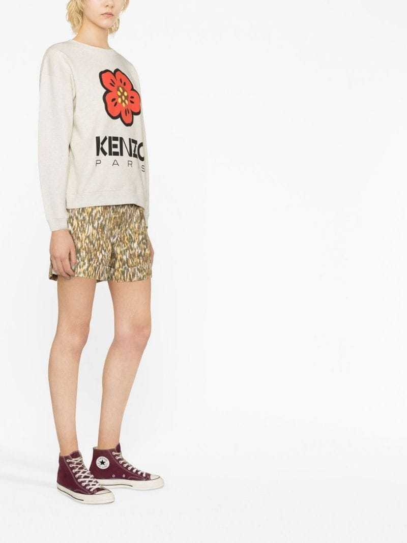 KENZO KENZO LOGO PRINTED CREWNECK SWEATSHIRT