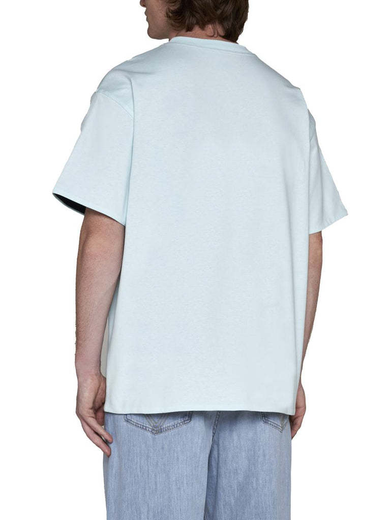 Bottega Veneta Double-layer Cotton T-shirt In White
