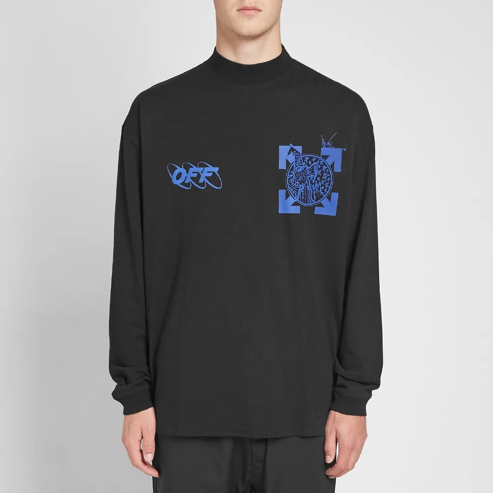 Off-white Printed Sweater In Black