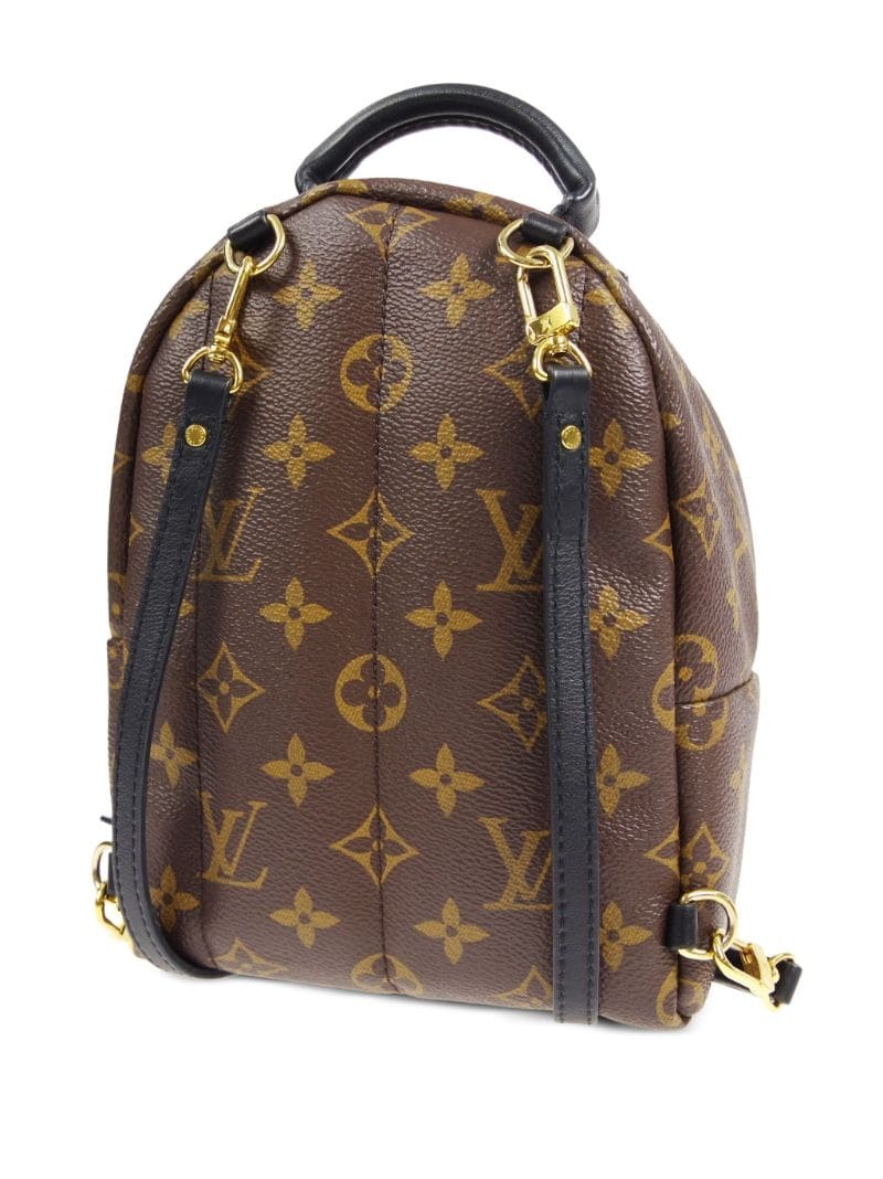 Pre-owned Louis Vuitton 2020 Mini Palm Springs Backpack In Brown