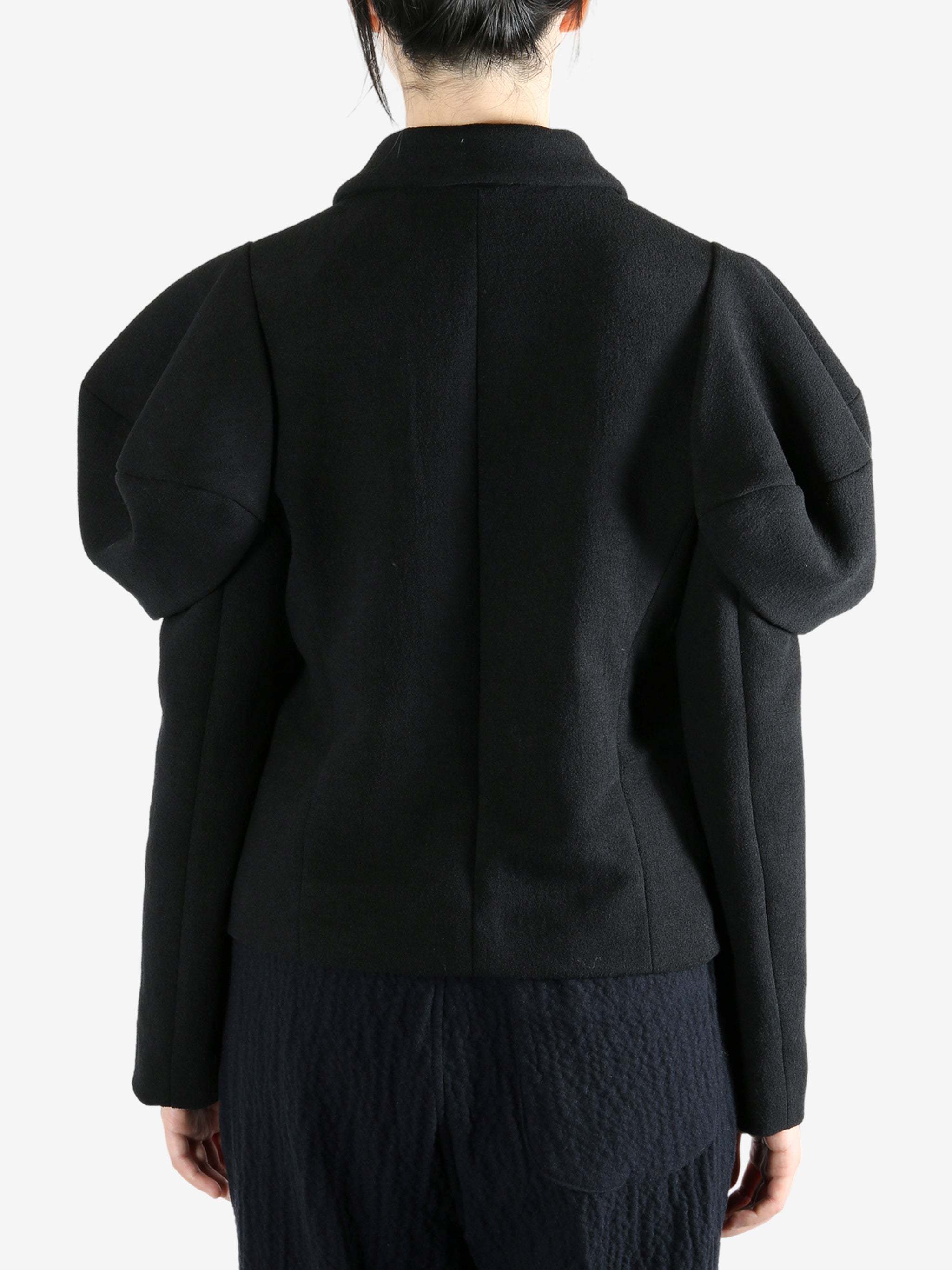 Comme Des Garçons Long Sleeve Casual Jacket In Black
