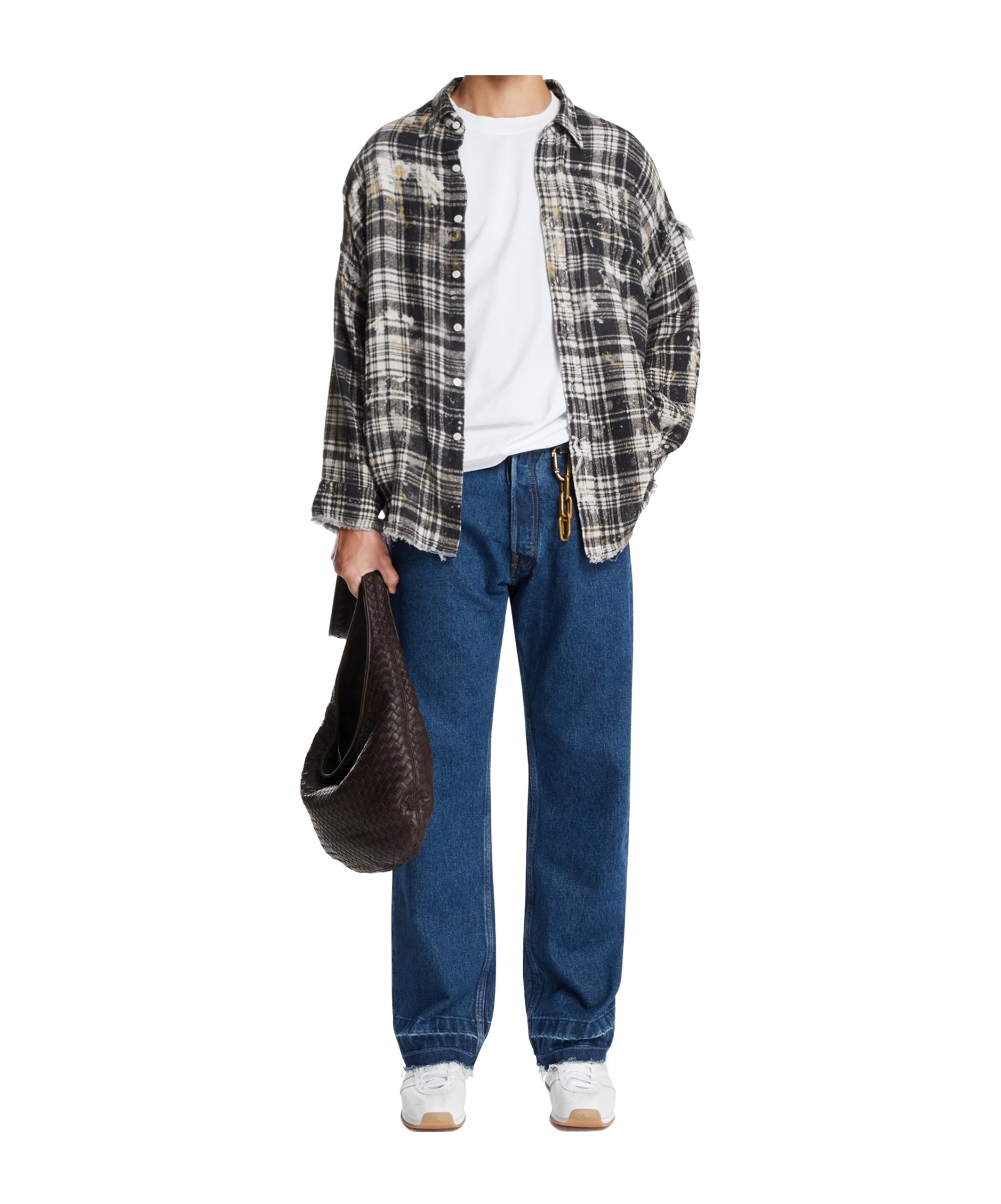 Darkpark Jeans With Chain Embellishment In Blue