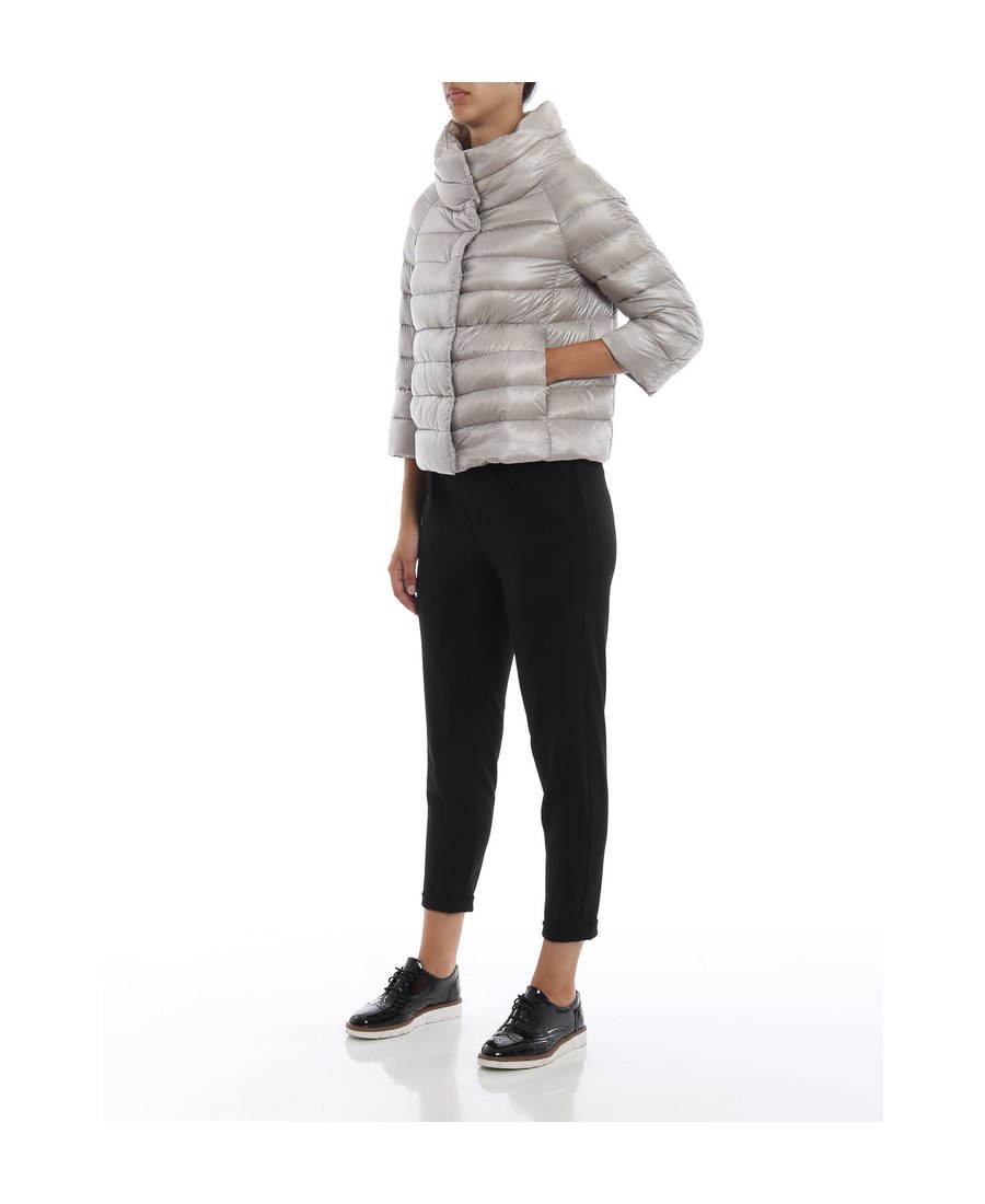 Herno Zipped Padded Jacket In Gray