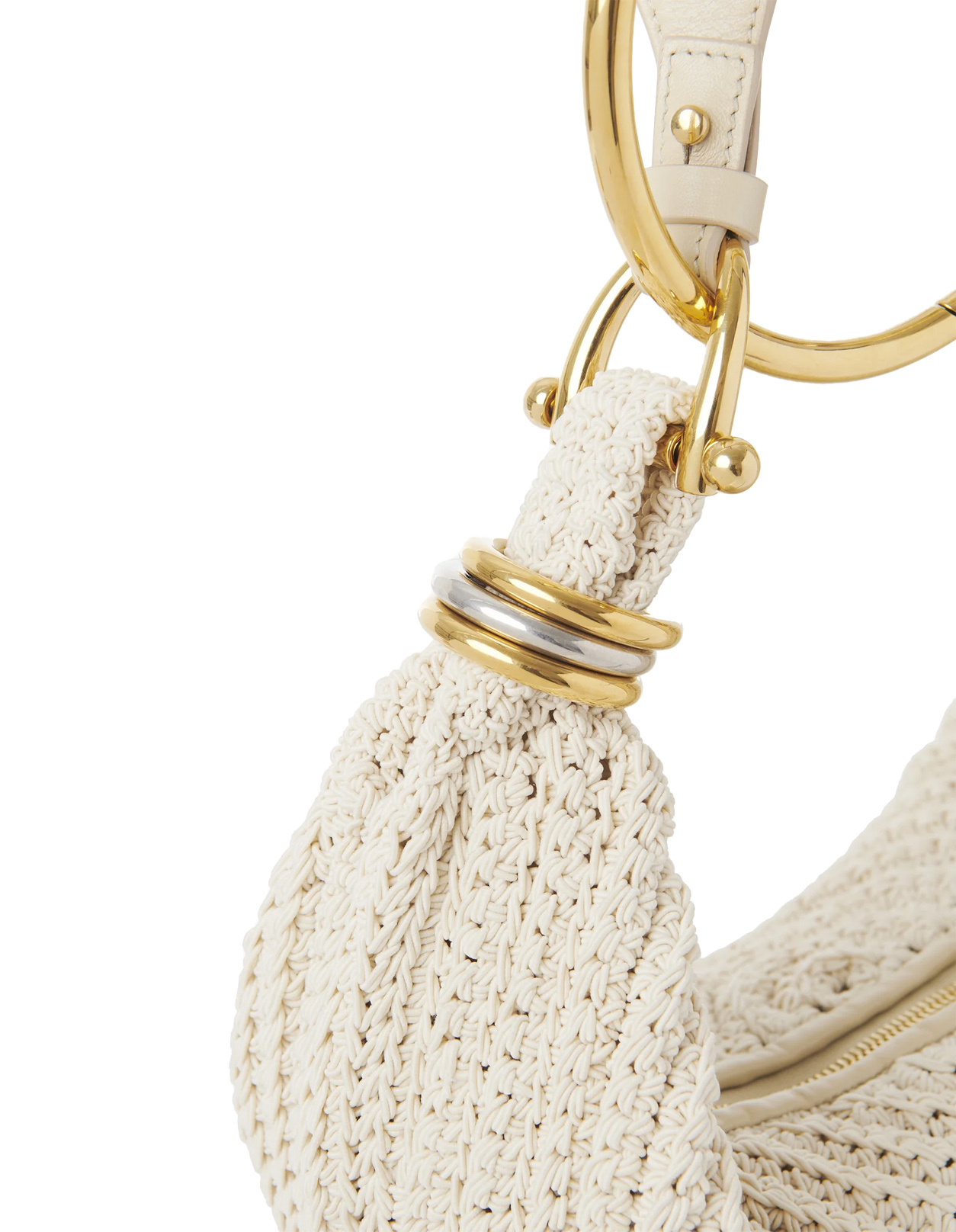 Chloé Zipper Shoulder Bag In Brown