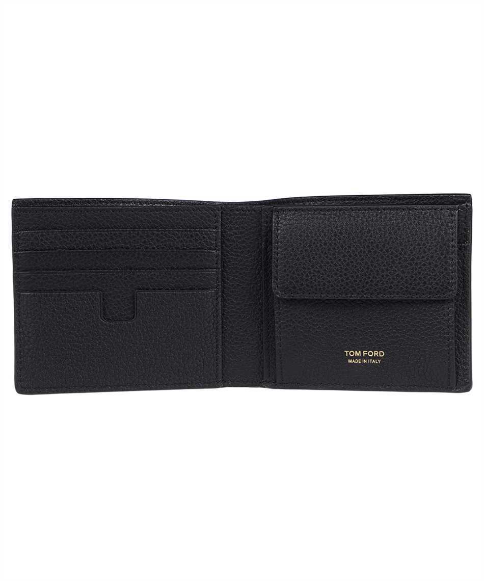 Tom Ford Leather Bifold Wallet With Logo Stamp