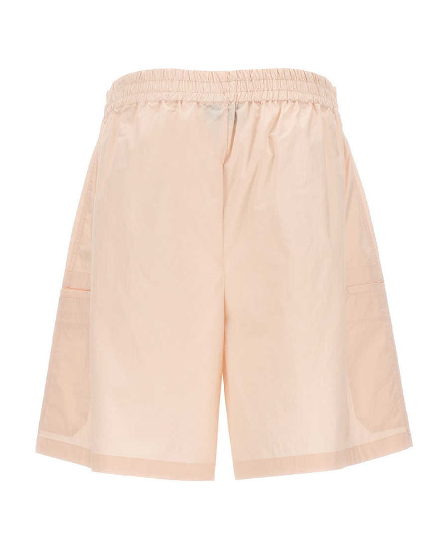 Studio Nicholson Elastic Waistband Lightweight Relaxed Fit Shorts In Nude