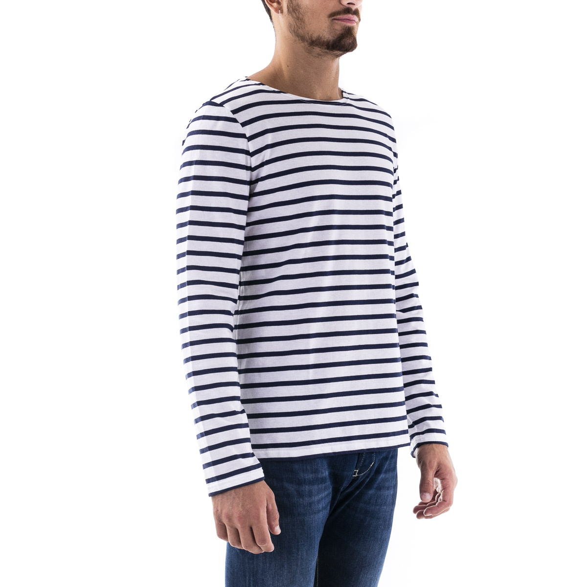 SAINT JAMES SAINT JAMES STRIPED LONG-SLEEVED T-SHIRT 