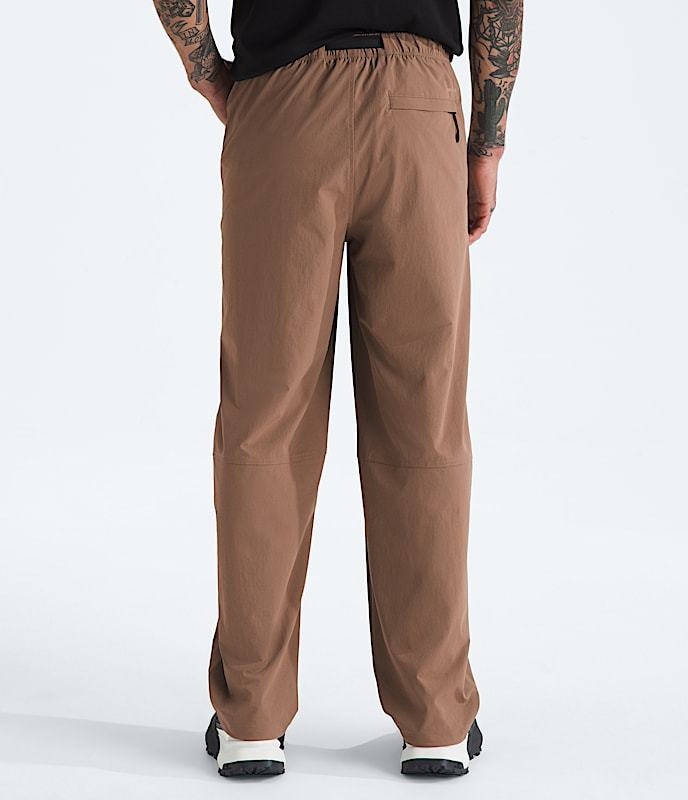 The North Face Tan North Dome Wind Trousers In Latte