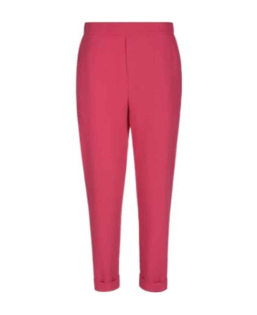 P.a.r.o.s.h High Waist Cropped Trousers In Red