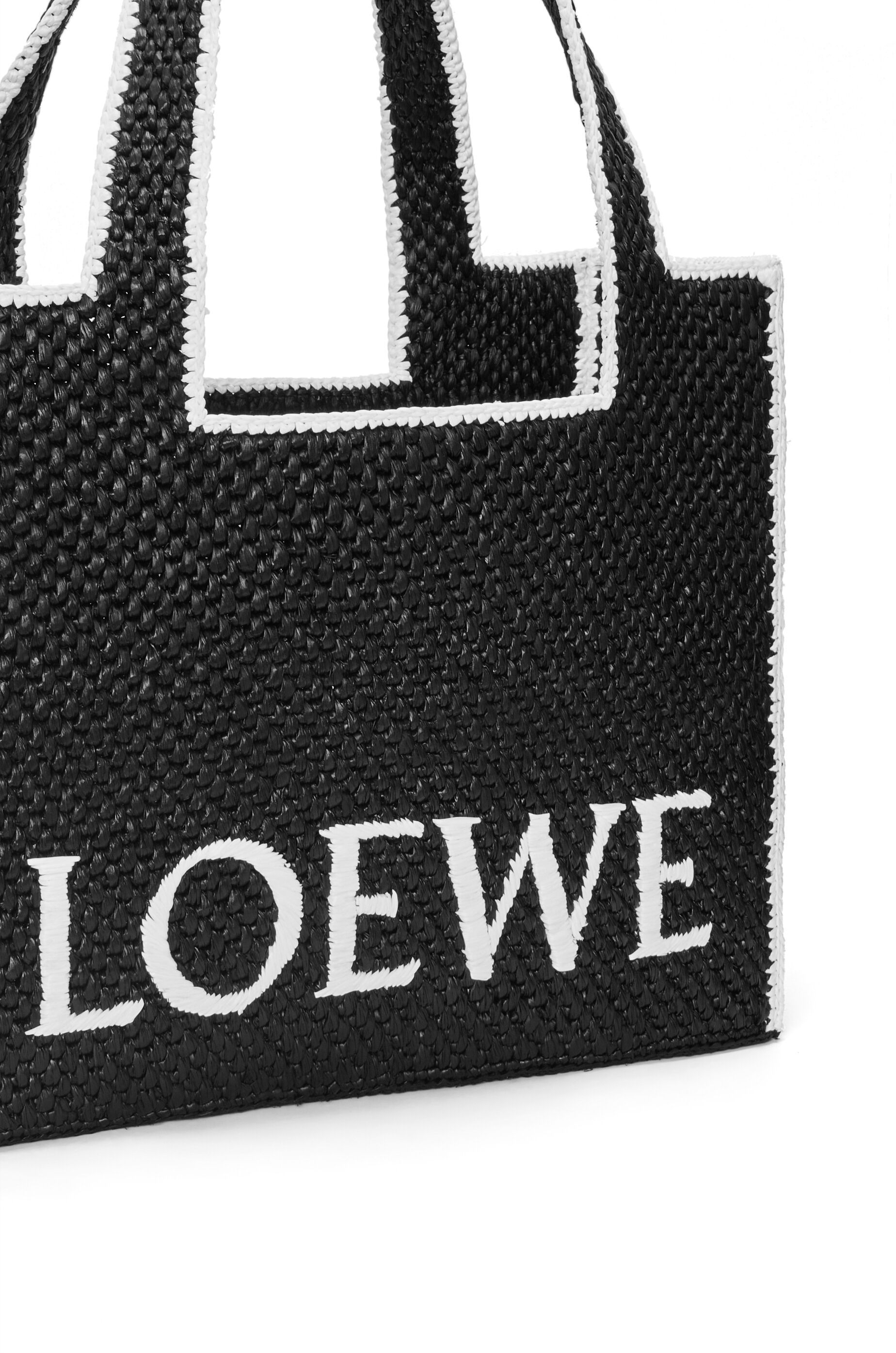 Loewe Women's Largefont Tote In Black