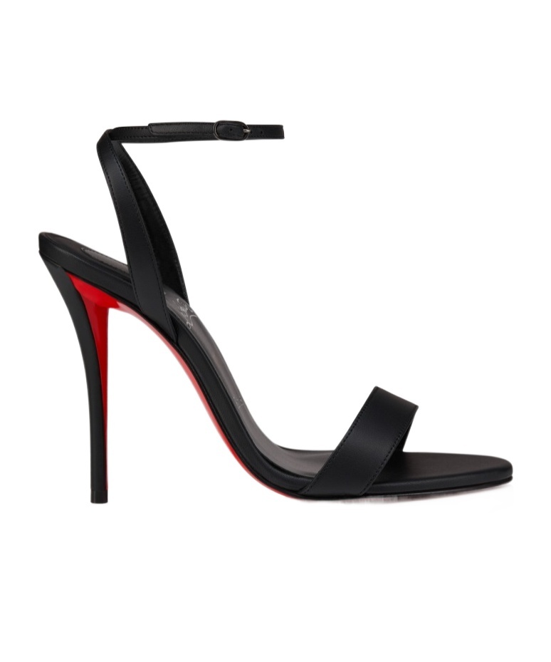 Christian Louboutin Miss Z Sandal 80 Leather Sandals In Black