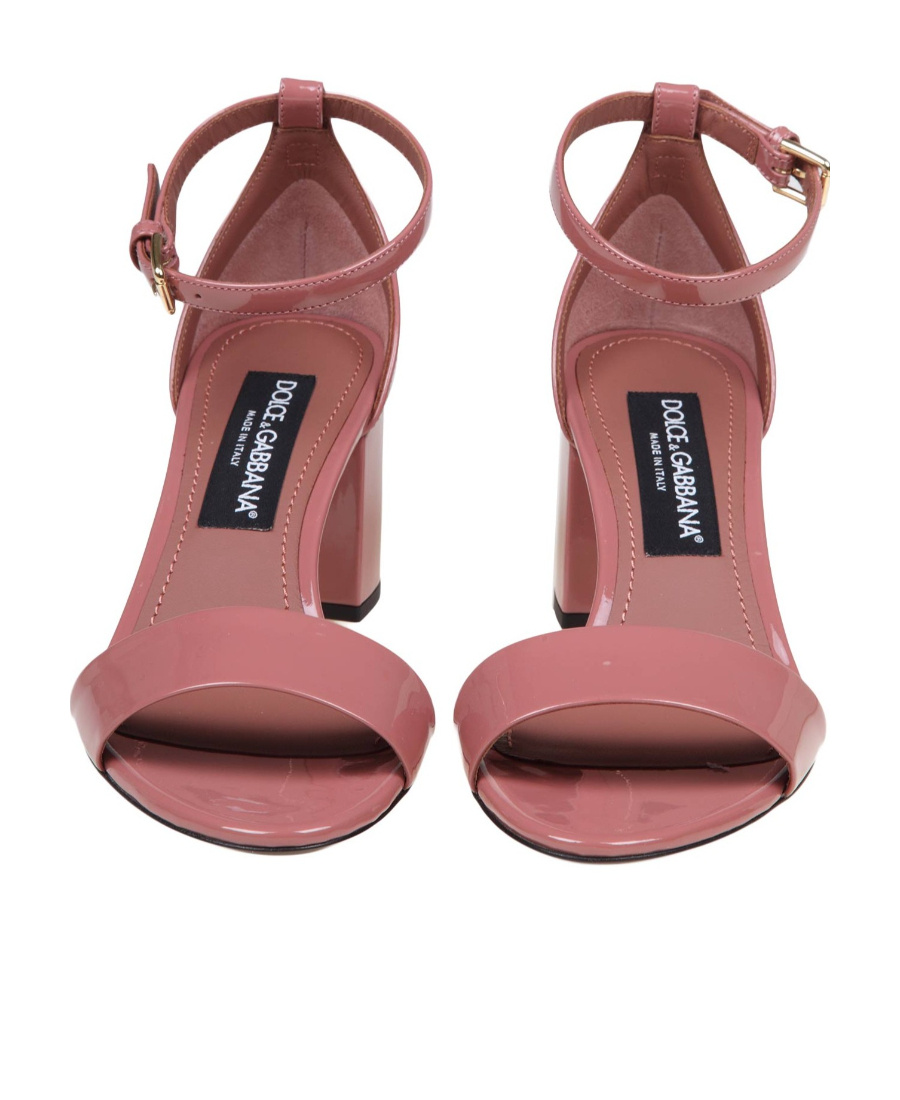 Dolce & Gabbana Keira 60 Patent Leather Sandals In Pink