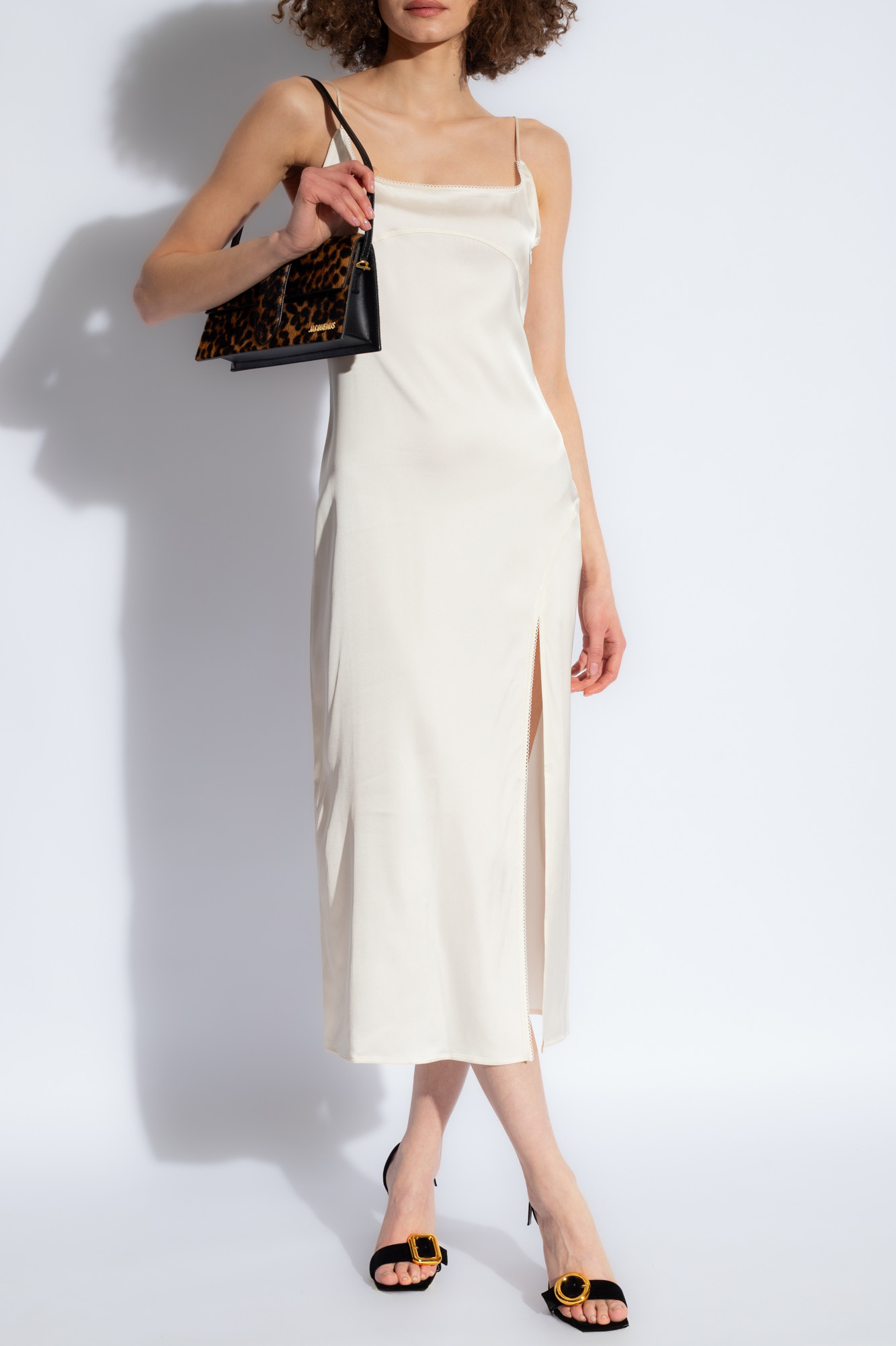 Jacquemus La Robe Slip Dress In White
