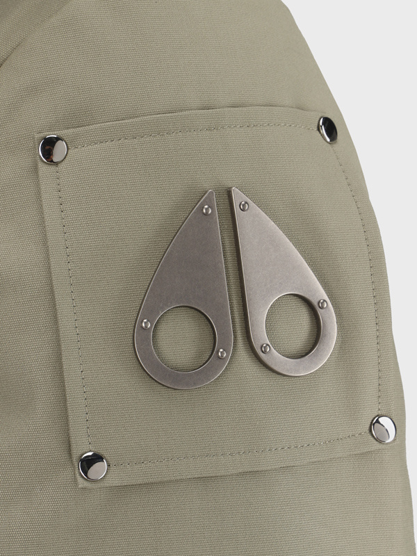 Moose Knuckles Original Ballistic Bomber Neoshear In Gray