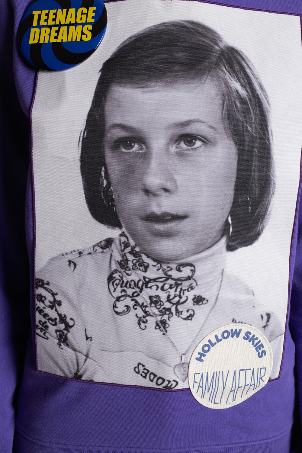 Raf Simons Teenage Dreams Sweatshirt In Blue