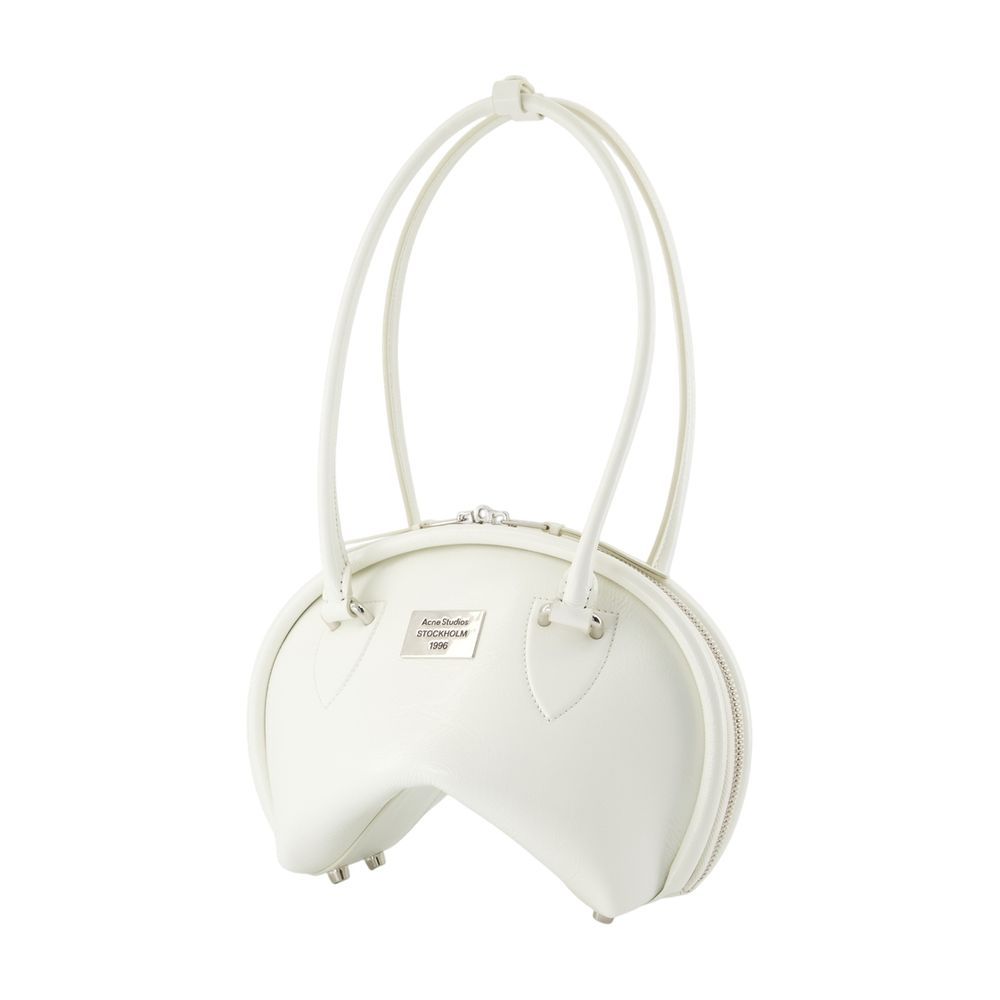 Acne Studios Bowlina Mini Shoulder Bag In White