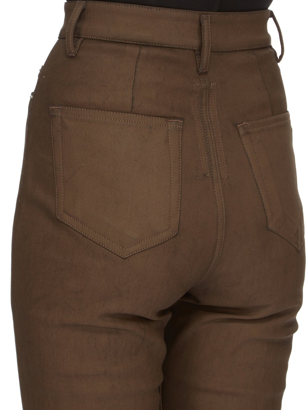 Rick Owens Bolan Bootcut Jeans In Green