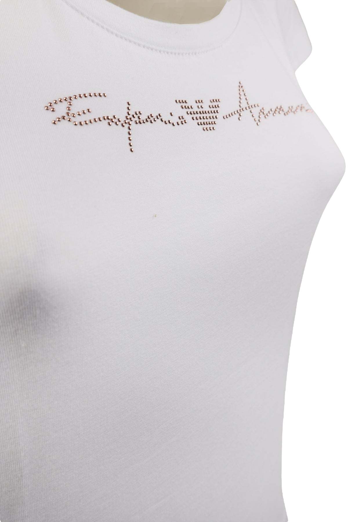 Emporio Armani Short-sleeved T-shirt In White