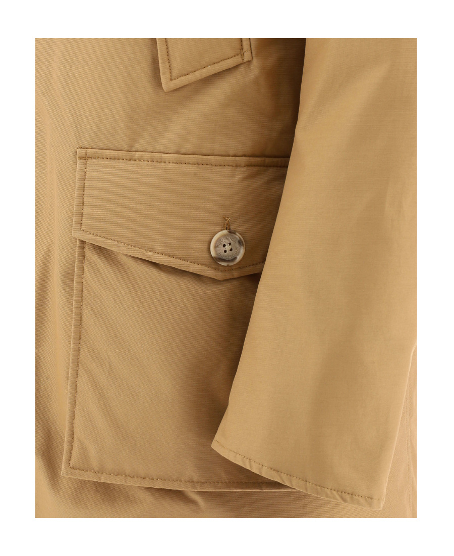 Woolrich Down Jacket "arctic" In Nude