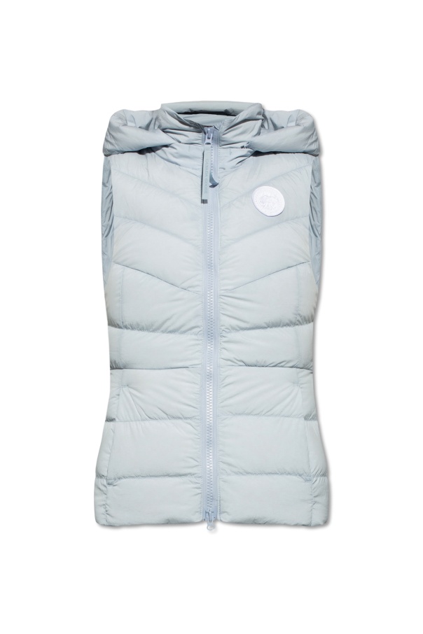 Canada Goose Clair Logo-patch Quilted Gilet In White
