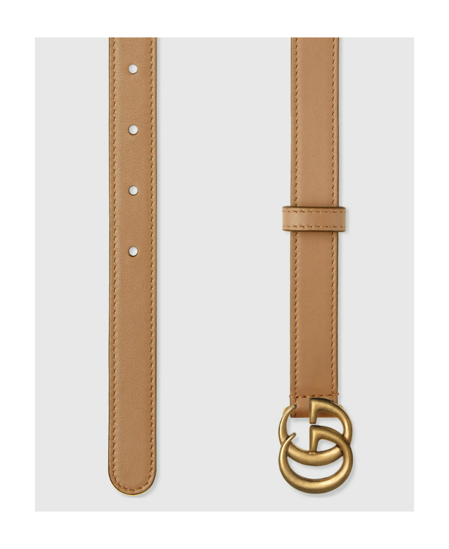 Gucci Double G Buckle Belt In Green