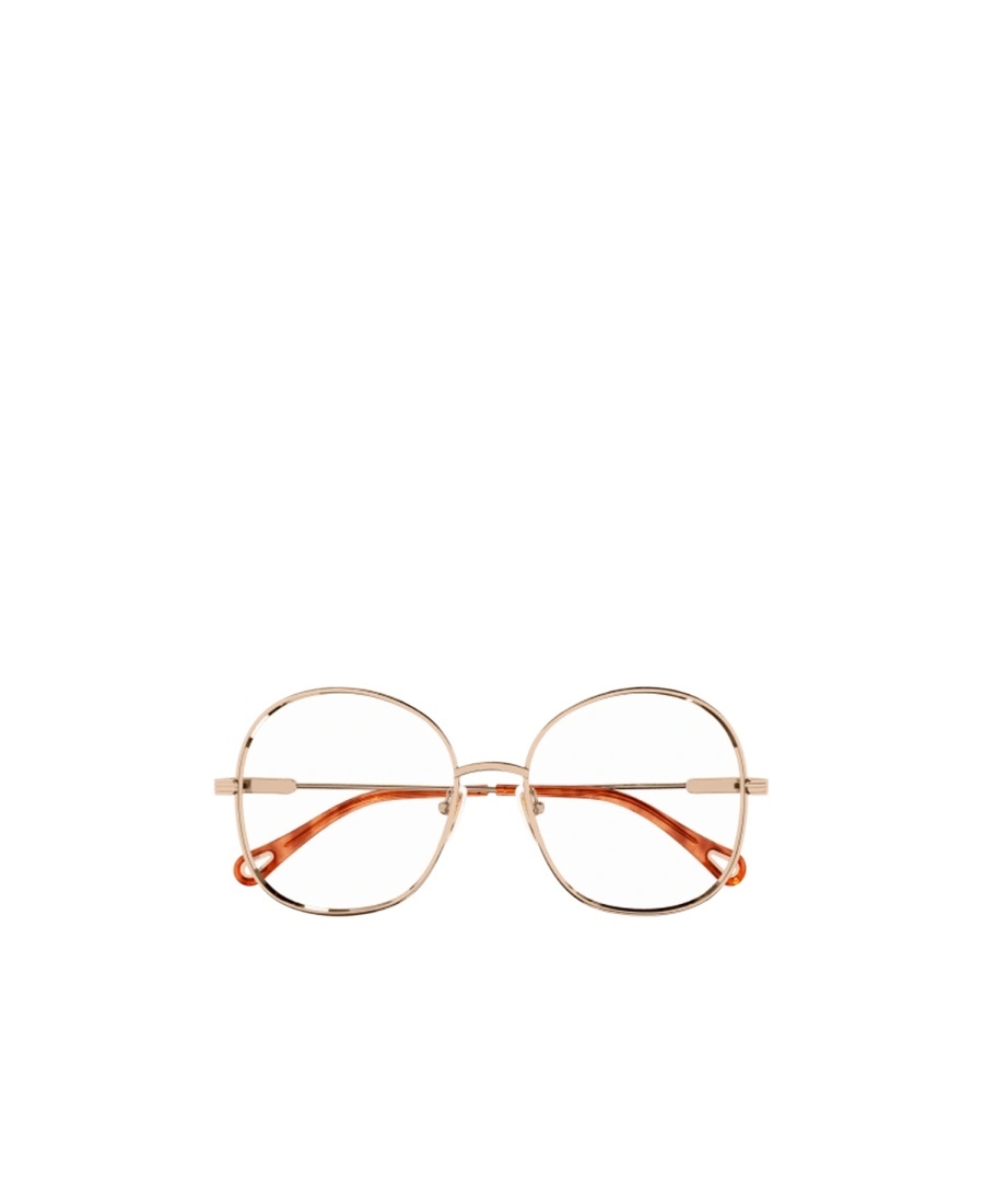 Chloé Benjamine Round-frame Glasses In White