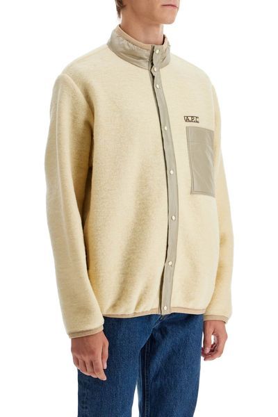 Apc Ewan Wool Effect Fleece Bl In Nude