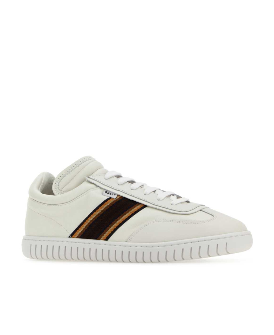 Bally Stripe Detailed Low-top Sneakers In White