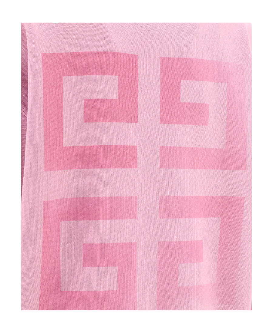 Givenchy Logo Round-necked Sweater In Pink